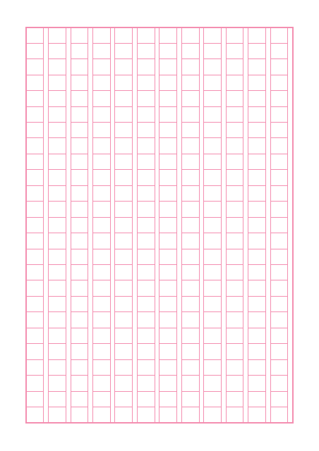 原稿用紙のテンプレート：実線（300字）ピンク