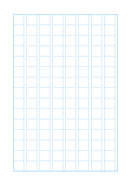 原稿用紙のテンプレート：120字（マクロ）ブルー