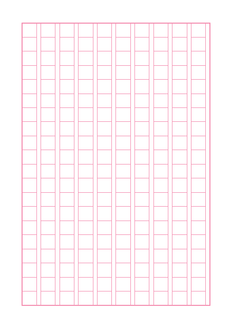 原稿用紙のテンプレート：マクロ（200字）ピンク