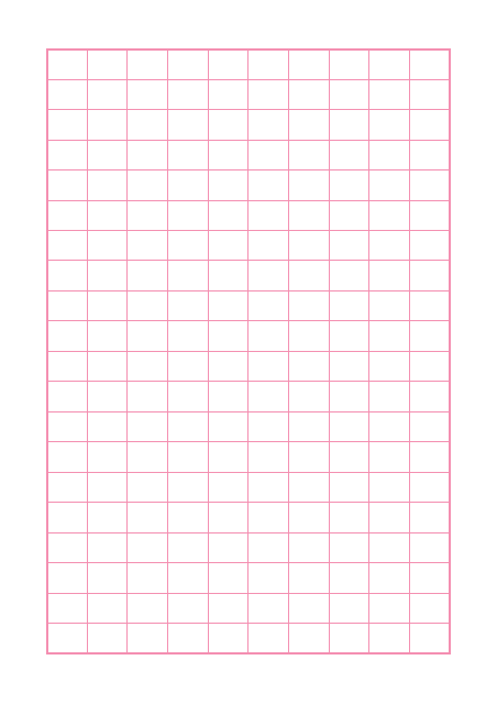 原稿用紙のテンプレート：ルビなし（200字）ピンク